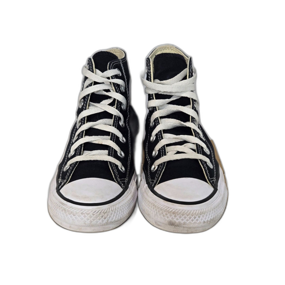 Converse Chuck Taylor All Star High Top Sneakers | Women's Size 8 | Black White - Picture 4 of 9